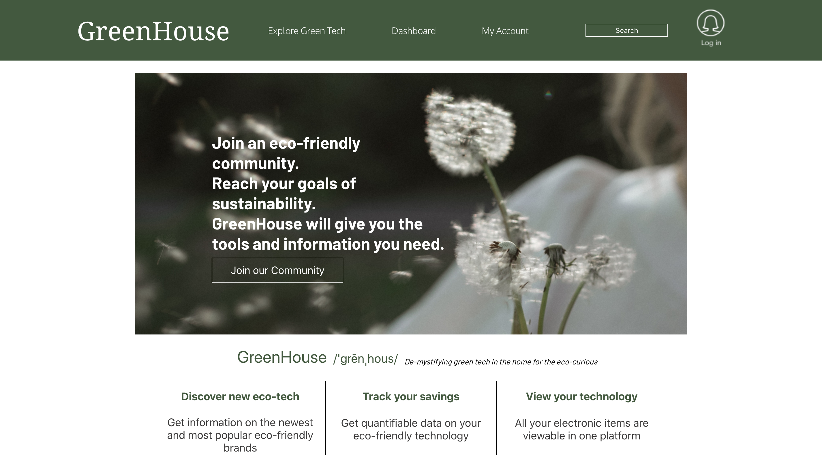 Greenhouse webpage screenshot